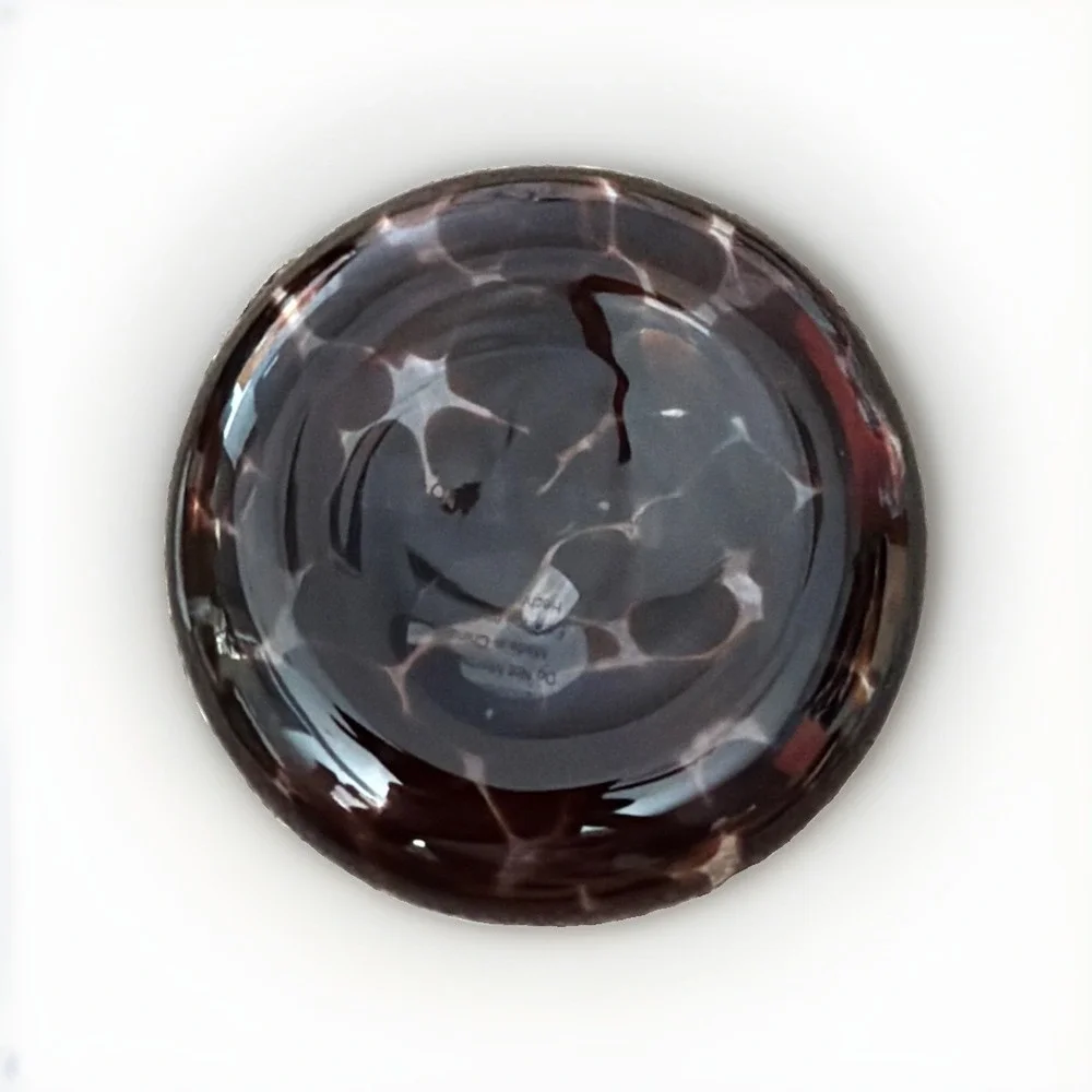 Anthropologie Mystic Icon Eyeball Juice Glass Brown Confetti New Halloween